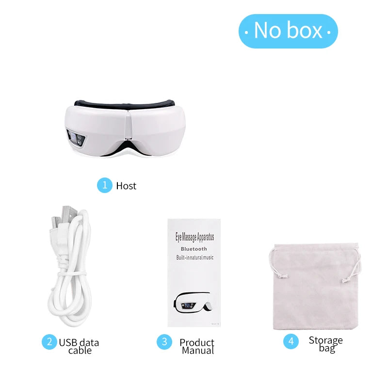 Electric Eye Massager with Heat & Vibration