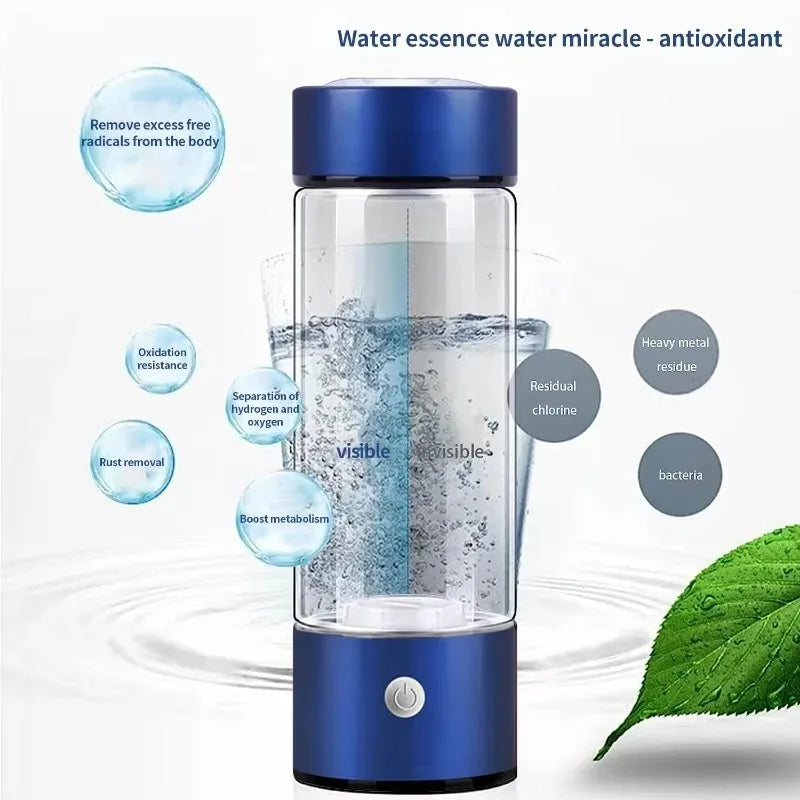 Portable Hydrogen Water Bottle
