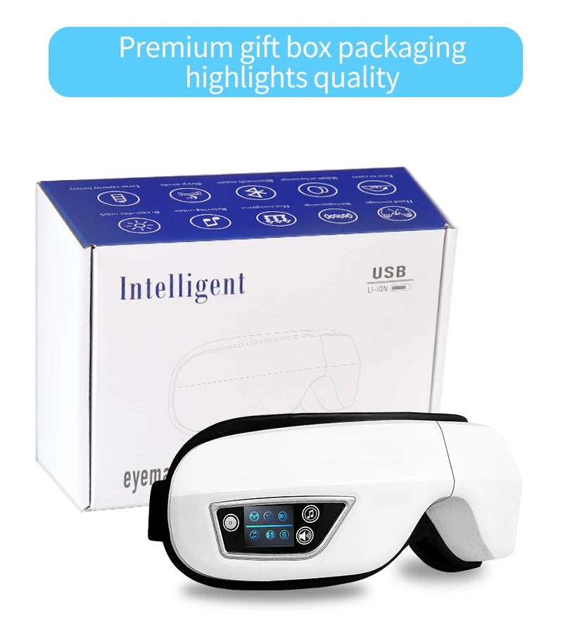 Electric Eye Massager with Heat & Vibration