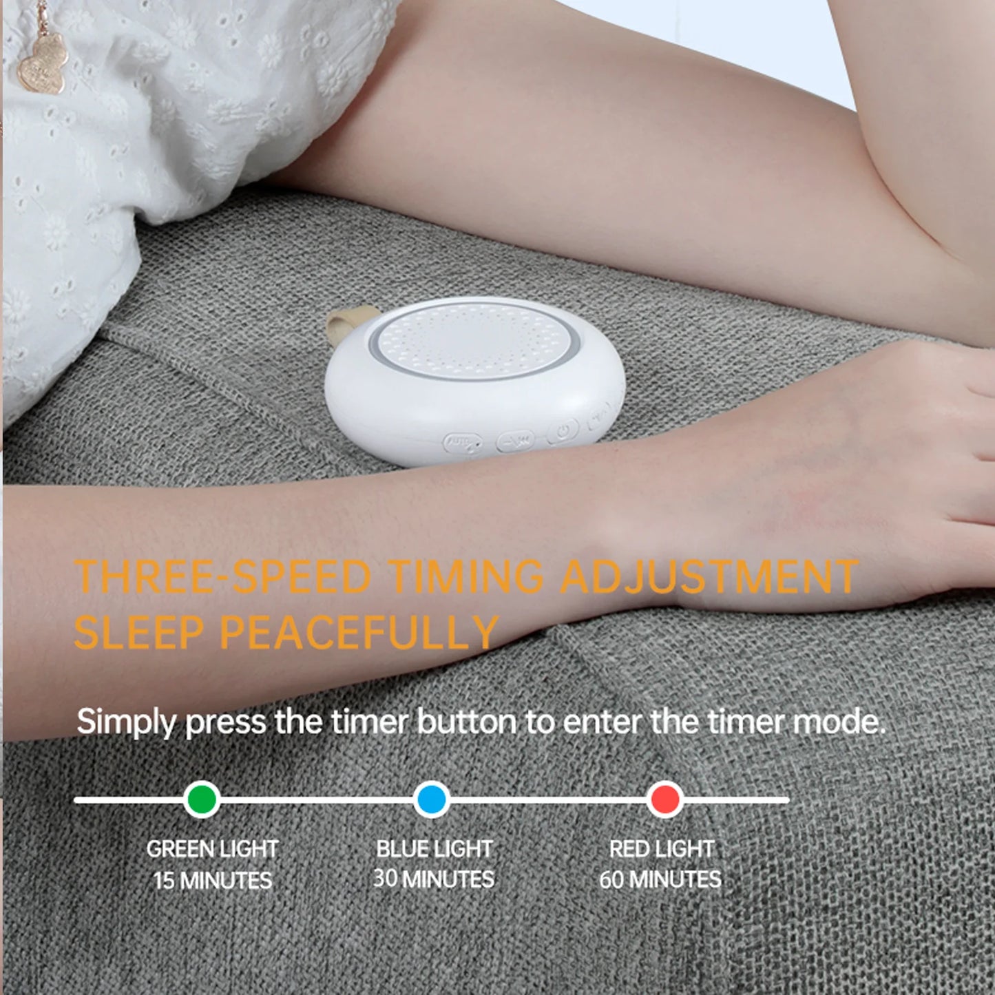 White Noise Sleep Machine with Night Light