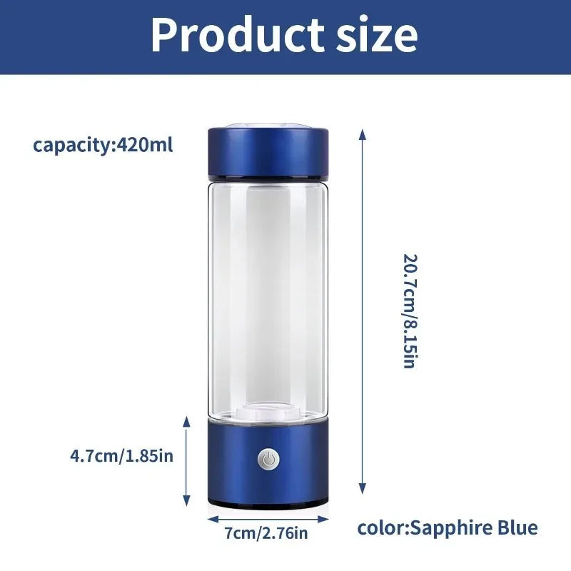 Portable Hydrogen Water Bottle