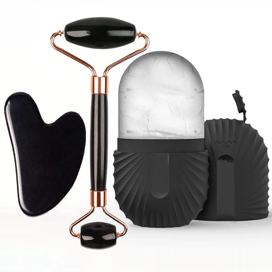Ice Face Roller & Gua Sha Set