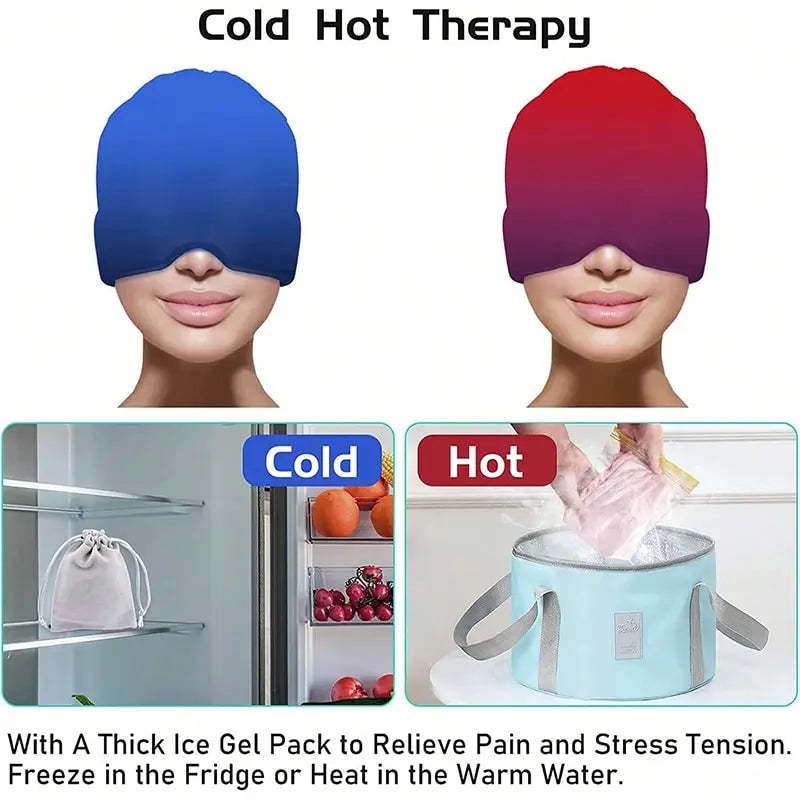 Gel Migraine Relief Ice Cap